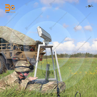 radar Doppler a impulsi X-band 9.4-9.6GHz per droni UAV con piattaforma rotante ad alta velocità (10km+)